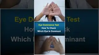 Eye Dominance Test: Find Your Dominant Eye in Seconds | Smartvision Eye Hospitals | #shorts