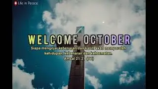 Story WA Rohani Selamat Datang Oktober - 1 Oktober 2022 ~ Welcome October