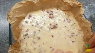Очень вкусный пирог с ягодой.