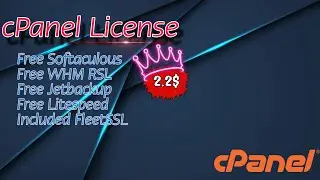 Cheap cPanel license, 2.2$/month | Free WHM Reseller, JetBackup, Litespeed | Bản quyền cPanel gi&aacute; rẻ