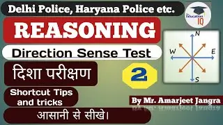 Direction Sense Test Concepts and TricksReasoning Short Tricks Direction Sense Test The Education IQ
