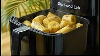 No Water Banana Cooking Method | Healthy Air Fryer Banana Recipe
