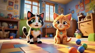 Five Little Kittens Know Their Shapes | Shape Song for Kids | Preschool Learning & Baby Rhymes