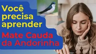 Xeque Mate Cauda da Andorinha Todo jogador deve conhecer para vencer em grande estilo Dovetail Mate