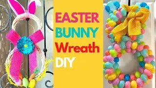 How to make an Easter Bunny Wreath Tutorial| DOLLAR TREE DIY| Spring 2020