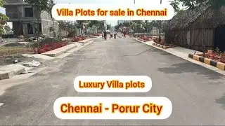 Land for sale in Chennai City/ Plot for sale in Porur City/ Next to Ramachandra University