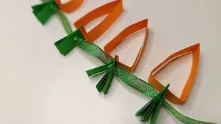 Easter Carrot Garland DIY | Пасхальная гирлянда с морковками своими руками