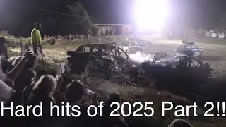 Demolition Derby Hard Hits of 2025 Part 2! (Mason, Boyd, Lincoln, and Jackson Ohio County Fairs)   