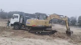 TATA.  SIGHNA. 2825. TK.    SANY140. LOADING EXCAVATOR 