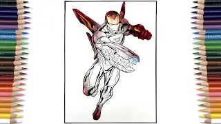 IRONMAN Mark L Coloring Page | AVENGERS INFINITY WAR [NCS] Feel Alive - Can't Deny - Heroes Tonight