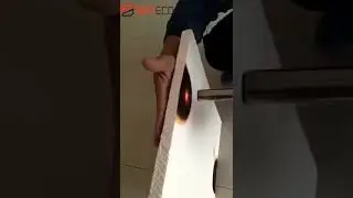 BRD Core material fire impact test