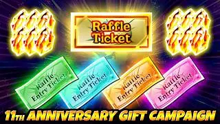 11th ANNIVERSARY PART 2 RAFFLE TICKETS!! Possible Free Stones & More | Dragon Ball Z Dokkan Battle