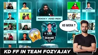 KD FF IN TEAM FOZYAJAY  | KD FF IN AUCTION TOURNAMENT LIDOMA ASIA | LIDOMA PRO LEAGUE SEASON 3 | KD