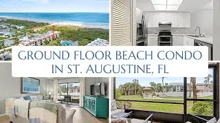 Ground Floor Beach Condo in St. Augustine, Florida
