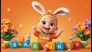 Bunny Garden ABC Adventure | Fun Alphabet Learning Song for Kids | Playful Nursery Rhyme