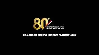 Ucapan HUT ke-80 Mahkamah Agung RI | Secata Rindam V/Brawijaya #secata #humasmahkamahagung