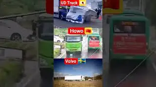 #Volvo vs #UD vs #HOWO | Automatic Emergency Braking (AEB) Truck Safety Test 🚛🛑