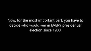 US Elections (1900-2024, if Subscribers Voted) (Plug)