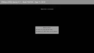VMware ESXi 5.1 Istall