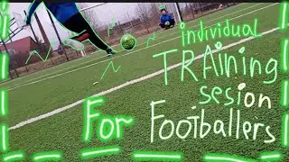 Individual DRIBBLING Training for Football Players | and punches