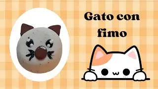 🐱Cómo Hacer un ADORABLE GATO de FIMO Paso a Paso🐱