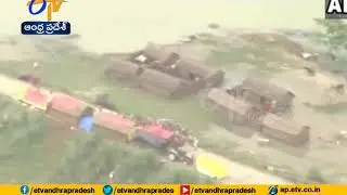 UP CM Yogi Adityanath Conducts Aerial Survey | of Flood Affected Dist's