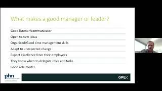 Practice leadership and the role of the practice manager