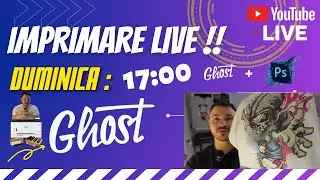 IMPRIMARE LIVE CU GHOST WHITE TONER ! VEDETI LIVE CU SE IMPRIMA UN TRICOU