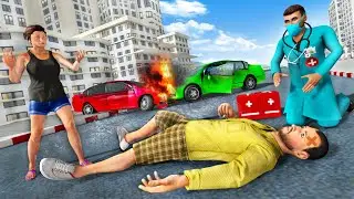 City Rescue Simulator New Rescue Games 2020  - Bike Ambulance Driving Android Gameplay