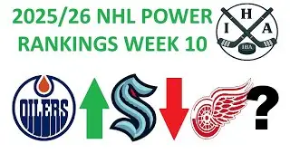 NHL Power Rankings Week 10: Nick's Missing, Rankings Are Brutal!