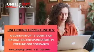 OPT Jobs in 2024 | Top Fortune 500 companies | OPT Students | United OPT | USA Job Market