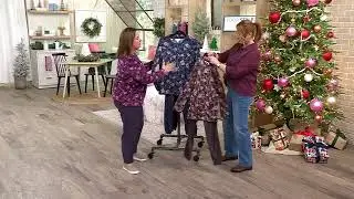 Stan Herman Super Soft Velour Pajama Set on QVC