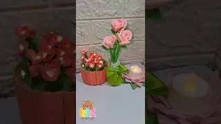 DIY Clay Rose Flower Bouquet 💐 | Easy Handmade Home Decor | Best Gift Idea 2026