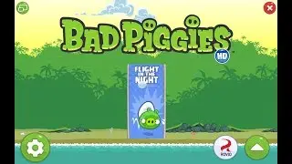 Bad Piggies. Flight in the Night (Bonus level 8) Hidden Skulls Прохождение от SAFa