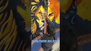 Sunny Painter and Artist #art #painting #advertising #drawing #artist #artwork #potrait  #army