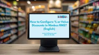 How to Configure % or Value Discounts in Nimbus RMS? (English)