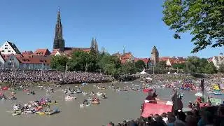 Nabada 2025 Ulm - Wilde Nabader auf der Donau