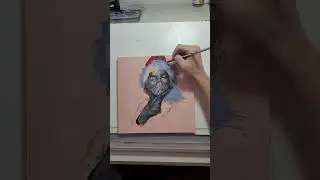 Pintando o Grinch!!! #art #drawing #sketch