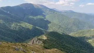 Yumruka Peak near Eho Hut in Balkan Mountains in Bulgaria #130  Wild Nature Hiking 2025 Panorama
