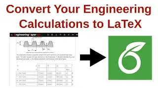 Convert Your Calculations to LaTeX using EngineeringPaper.xyz and Overleaf