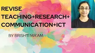 REVISE PAPER 1: MCQ ON Teaching, Research, Communication, ICT for #nta net , #set, exam