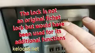 Fichet safe lost code