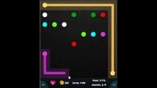 flow game facebook - beginners pack level 100 Connect the dots
