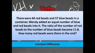 Ratio (Constant difference) #17042020