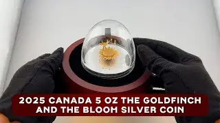2025 Canada 5 oz The Goldfinch and The Bloom Silver Coin