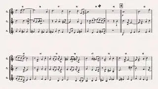 Autumn Leaves - Jazz Classic - Les feuilles mortes - Clarinet Trio