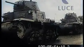 ITALIAN ww2 TANKS: Carro Armato M 14/41 in Action