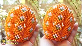3d origami easter egg tutorial | making easter eggs home decoration idea