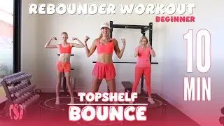 BEGINNER REBOUNDING WORKOUT |10 MIN-LOW IMPACT | CARDIO FOR ALL AGES | STABILITY BAR!