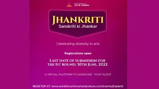 JHANKRITI 2022 | Teaser |  India&rsquo;s first VIRTUAL Classical Arts Competition